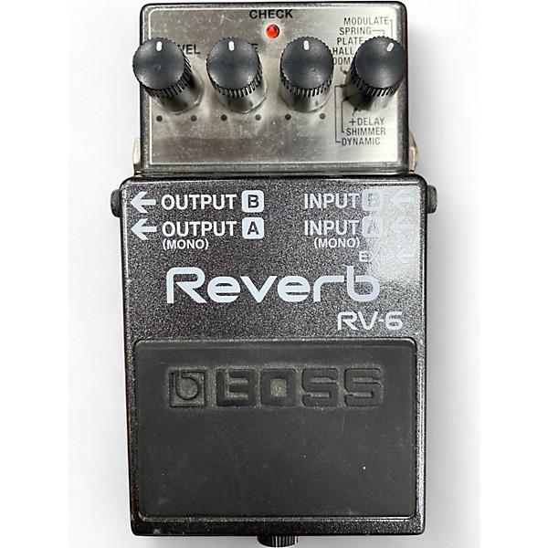 Used BOSS RV6 Digital Reverb Effect Pedal