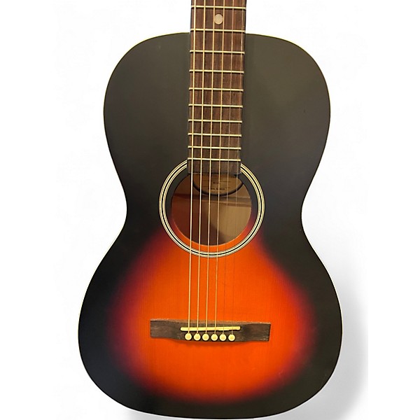 Used Recording King RPH-05 Dirty Thirties Satin Sunburst Acoustic Guitar