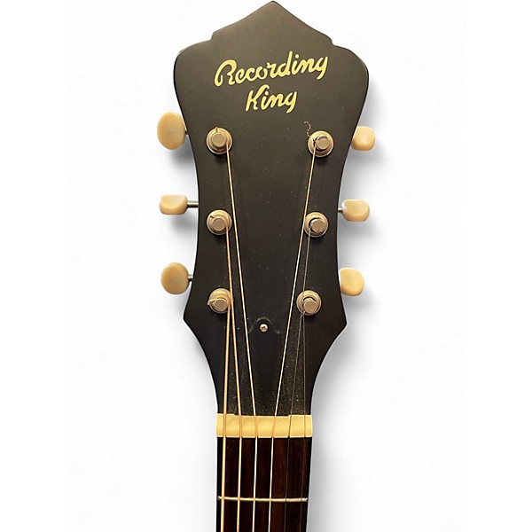 Used Recording King RPH-05 Dirty Thirties Satin Sunburst Acoustic Guitar