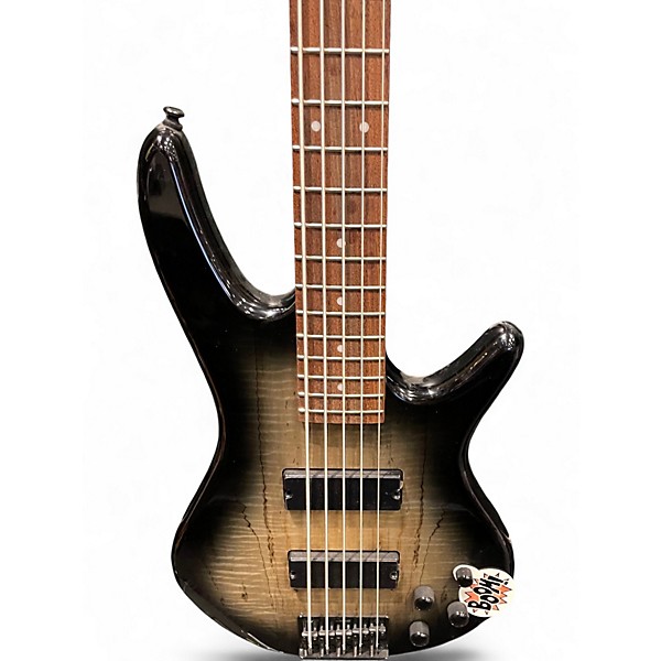 Used Ibanez GSR205 5 String Spalted Maple Electric Bass Guitar