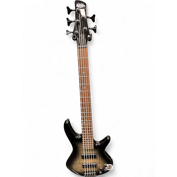 Used Ibanez GSR205 5 String Spalted Maple Electric Bass Guitar