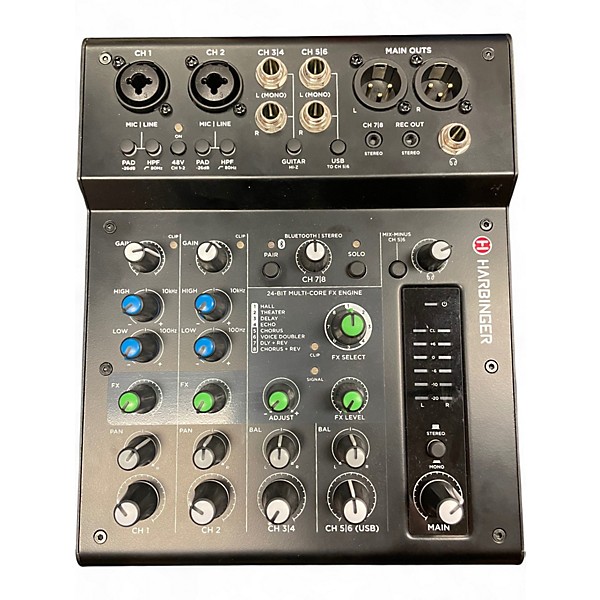 Used Harbinger LX8 Unpowered Mixer