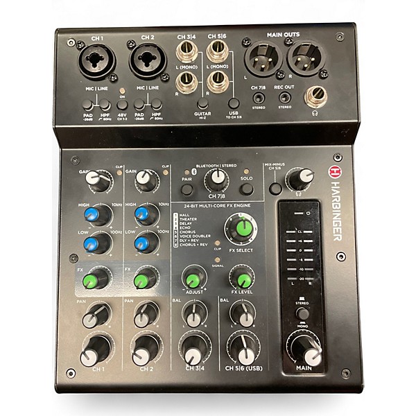 Used Harbinger LX8 Unpowered Mixer