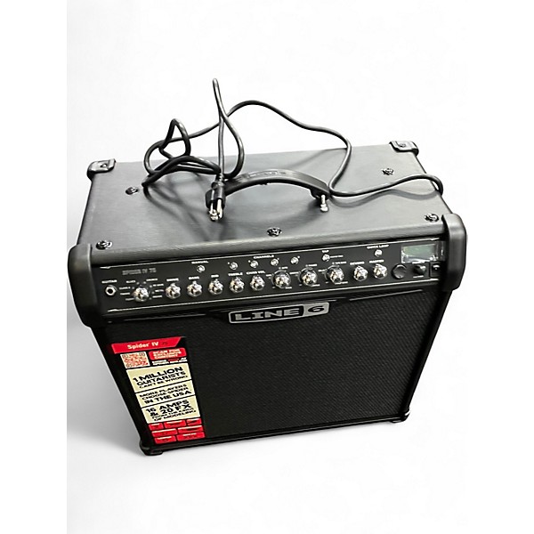 Used Line 6 Spider IV 75W 1x12 Guitar Combo Amp