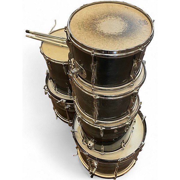 Used Premier 6 Piece APK GUN METAL GRAY Drum Kit