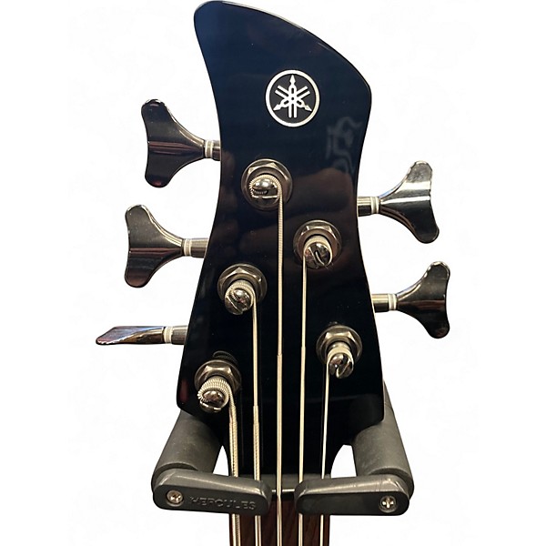 Used Yamaha TRBX605FM Trans Black Electric Bass Guitar