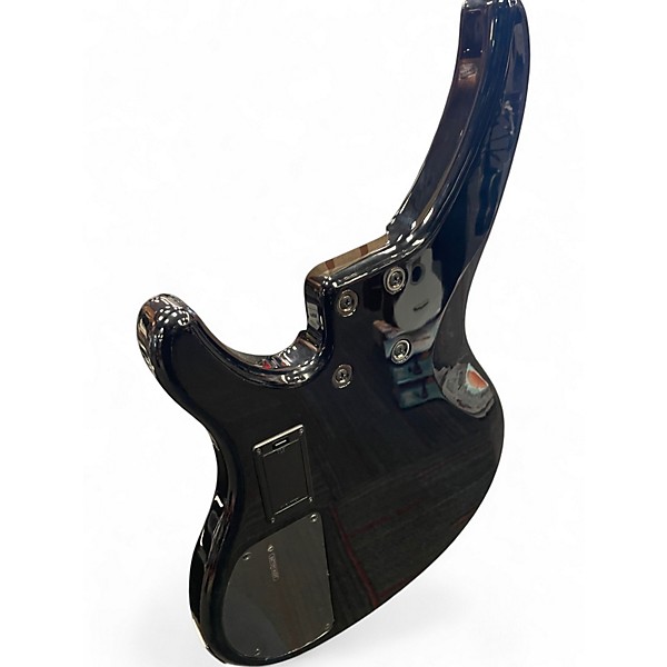 Used Yamaha TRBX605FM Trans Black Electric Bass Guitar