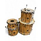 Used Mapex 4 Piece Limited Edition Mars Driftwood Chrome Drum Kit thumbnail