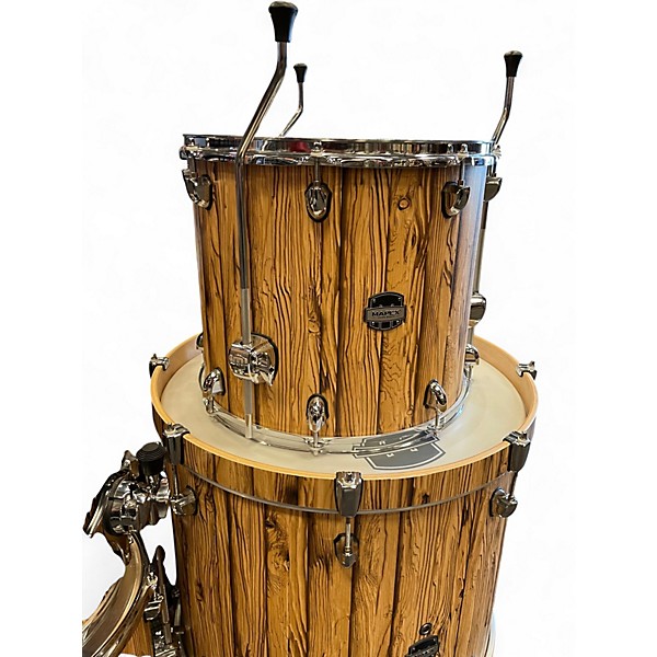 Used Mapex 4 Piece Limited Edition Mars Driftwood Chrome Drum Kit