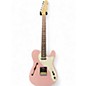 Used Fender MiJ Limited Edition Kusumi Telecaster Thinline Kusumi Pink Hollow Body Electric Guitar thumbnail
