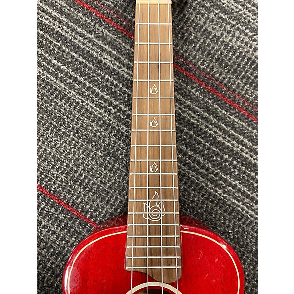 Used Bamboo U23 Fuego Red Ukulele
