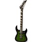 Used Jackson JS32Q DKA HT Transparent Green Burst Solid Body Electric Guitar thumbnail