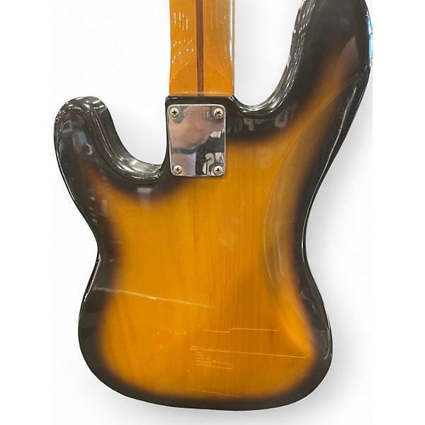 Vintage 1996 Fender 1957 Reissue Precision Bass 2 Tone Sunburst Electric Bass Guitar