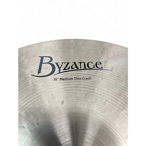 Used MEINL 16in Byzance Traditional Medium Thin Crash Cymbal