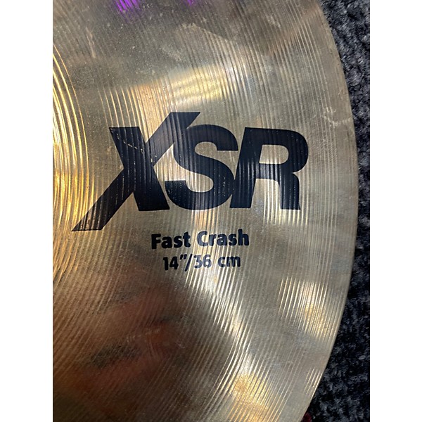 Used SABIAN 14in XSR Fast Crash Cymbal
