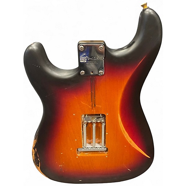 Used 2004 Fender Highway One Stratocaster 3 Tone Sunburst Solid Body Electric Guitar
