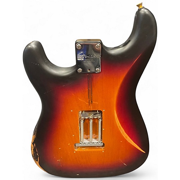 Used 2004 Fender Highway One Stratocaster 3 Tone Sunburst Solid Body Electric Guitar