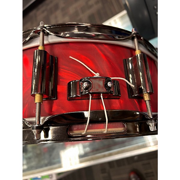 Used DrumCraft 14in 7 Series Birch Chrome Red Drum