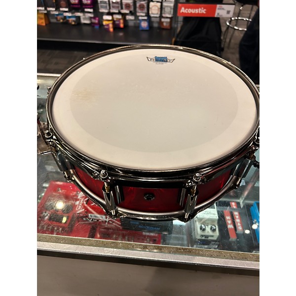 Used DrumCraft 14in 7 Series Birch Chrome Red Drum