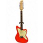 Used Squier Paranormal Jazzmaster XII Fiesta Red Solid Body Electric Guitar thumbnail
