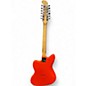 Used Squier Paranormal Jazzmaster XII Fiesta Red Solid Body Electric Guitar
