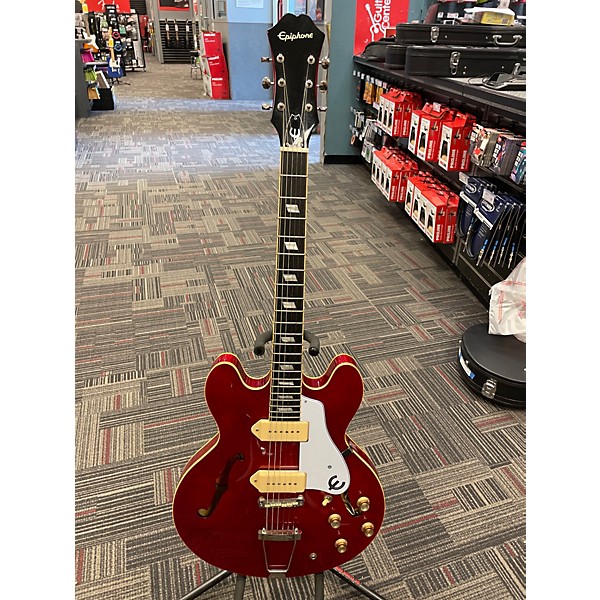 Used Epiphone Casino Cherry Hollow Body Electric Guitar