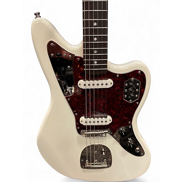 Used Squier CLASSIC VIBE 60S JAGUIAR Olympic White Solid Body Electric Guitar