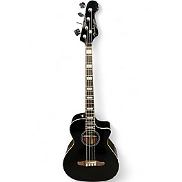 Used Fender Kingman Acoustic Electric Bass BLACK Acoustic Bass Guitar