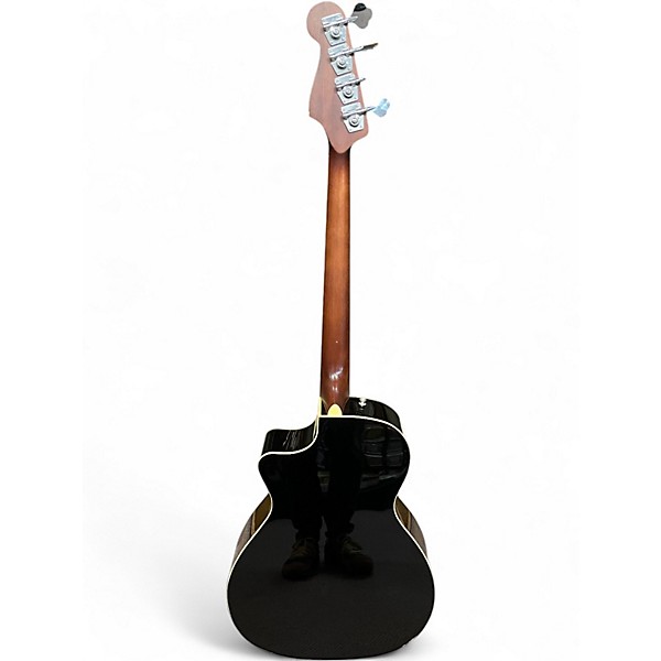 Used Fender Kingman Acoustic Electric Bass BLACK Acoustic Bass Guitar