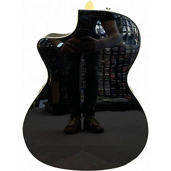 Used Fender Kingman Acoustic Electric Bass BLACK Acoustic Bass Guitar