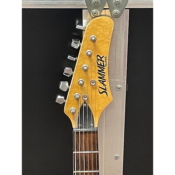 Used Hamer Slammer Strat Black Solid Body Electric Guitar