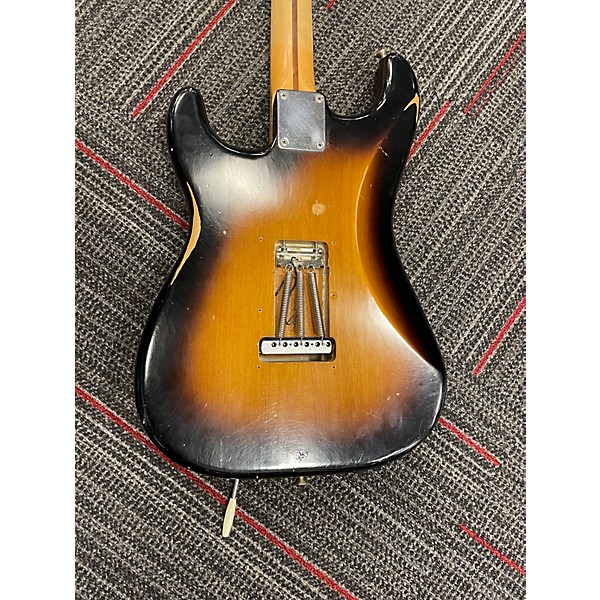 Used 2019 Fender Road Worn 1950S Stratocaster 2 Tone Sunburst Solid Body Electric Guitar