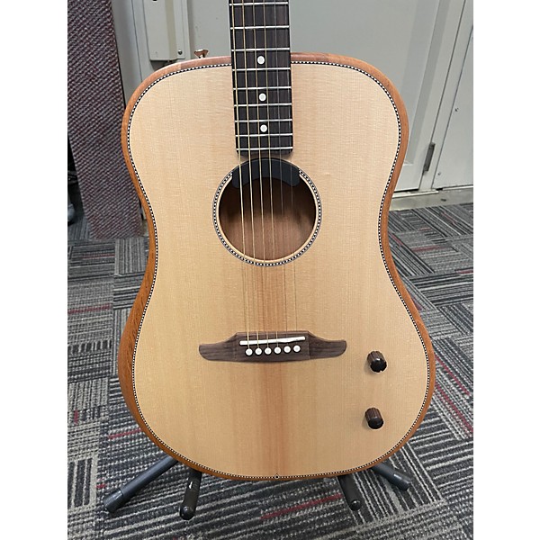 Used Fender HIGHWAY SERIES DREADNOUGHT NATURAL Acoustic Electric Guitar