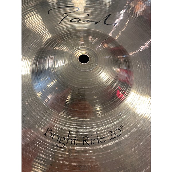 Used Paiste 20in Bright Ride Cymbal