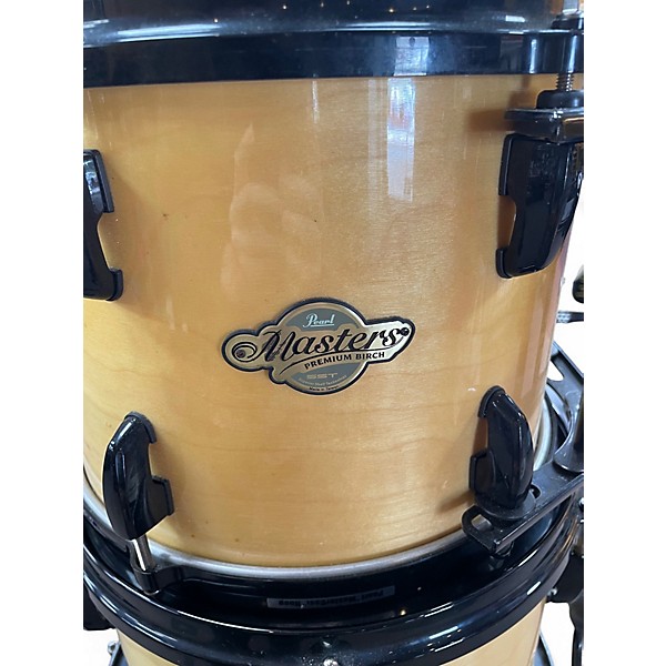 Used Pearl 4 Piece Masters Premium Birch Natural Gloss Drum Kit