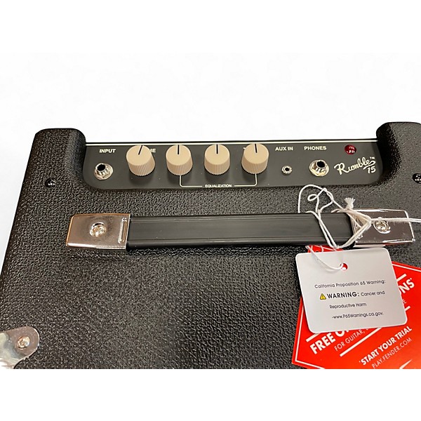 Used Fender Rumble 15 15W 1X8 Bass Combo Amp