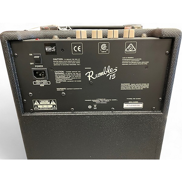 Used Fender Rumble 15 15W 1X8 Bass Combo Amp