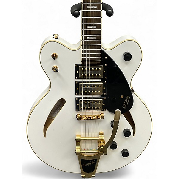 Used Gretsch Drums G2627TG Streamliner White Hollow Body Electric Guitar