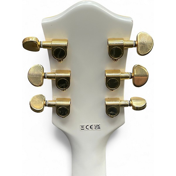 Used Gretsch Drums G2627TG Streamliner White Hollow Body Electric Guitar