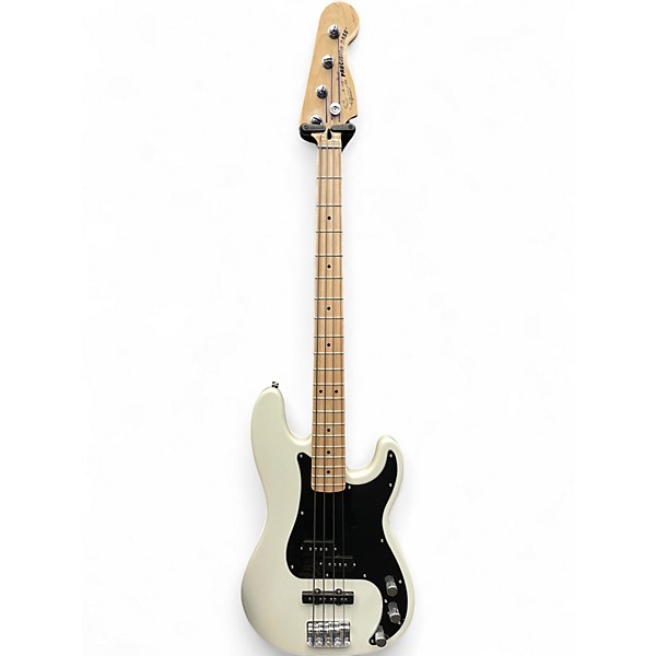 Used Squier Affinity Precision Bass Olympic White Electric Bass Guitar