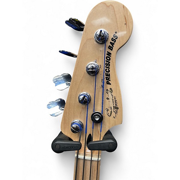 Used Squier Affinity Precision Bass Olympic White Electric Bass Guitar