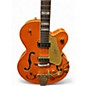 Used 2025 Gretsch Guitars G6120T Chet Atkins Signature Trans Orange Hollow Body Electric Guitar