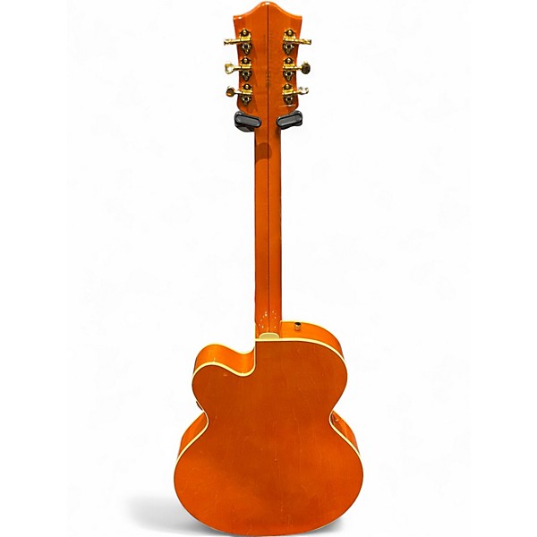 Used 2025 Gretsch Guitars G6120T Chet Atkins Signature Trans Orange Hollow Body Electric Guitar
