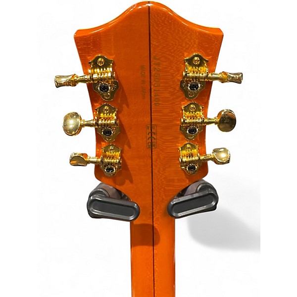 Used 2025 Gretsch Guitars G6120T Chet Atkins Signature Trans Orange Hollow Body Electric Guitar