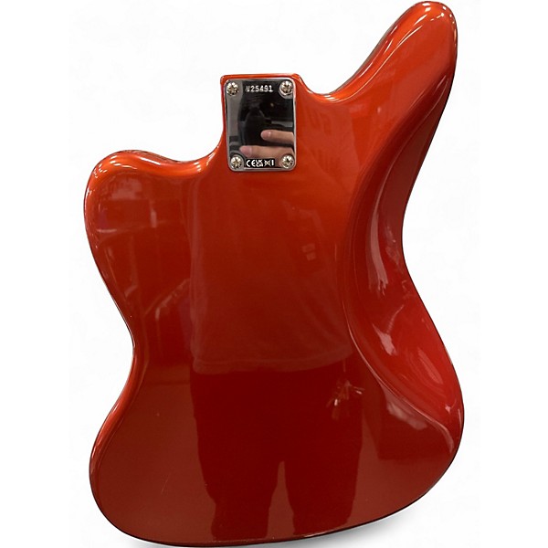 Used Fender Johnny Marr Signature Jaguar Fiesta Red Solid Body Electric Guitar