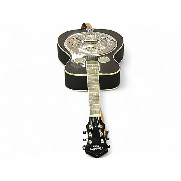 Used Recording King RESONATOR Black Acoustic Guitar