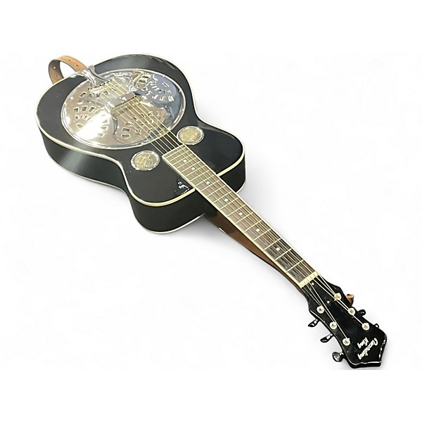 Used Recording King RESONATOR Black Acoustic Guitar