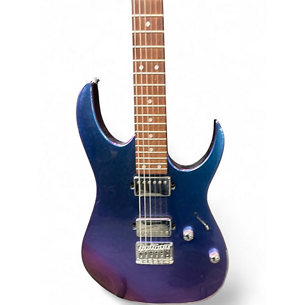 Used Ibanez GRG7221M Metallic Blue Solid Body Electric Guitar