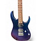 Used Ibanez GRG7221M Metallic Blue Solid Body Electric Guitar