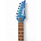Used Ibanez GRG7221M Metallic Blue Solid Body Electric Guitar